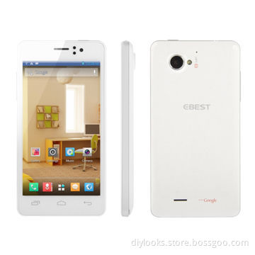 EBEST V5, 4GB, White, GPS + AGPS, Android 4.2.1, MTK6572 1.0GHz Dual Core, RAM of 512MB